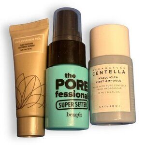 🆕 Mini Travel Sample Set Benefit Pore Fessional Super Setter GOLDFADEN CICA